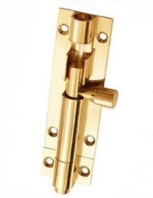 Brass Barrel Bolt 3" H/D