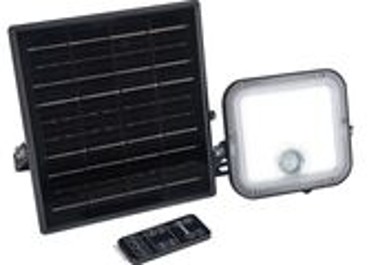 Luceco Solar Security Floodlight 10W 1500 Lumens PIR Wireless