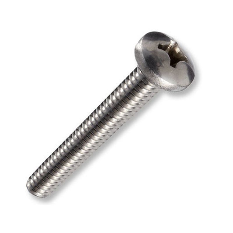 (X10)M3X25 Pan Machine Screw Zinc Plated