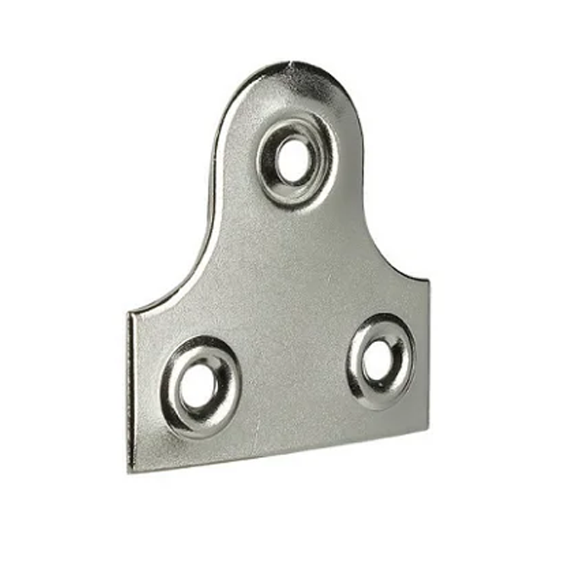 (X8)1.1/4"Plain Glassplates Chrome